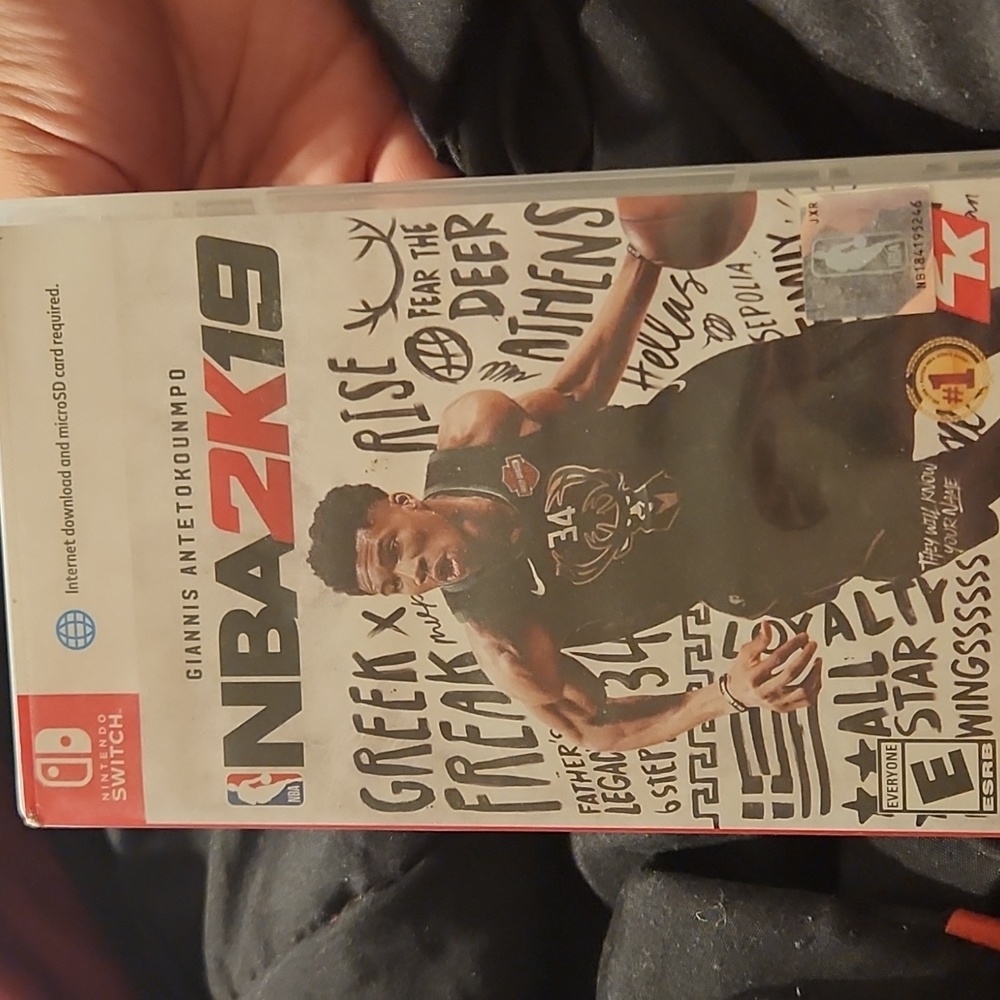 Nitendo switch game nba 2k19